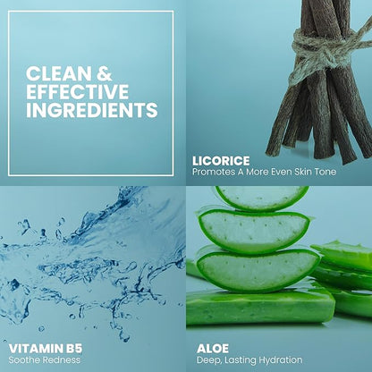 Licorice Extract Skin Brightening Serum by Eva Naturals - Face Serum for an Even Complexion - With Peptides, CoQ10 and Vitamin E