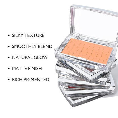 KYDA Powder Blush, Radiant Glow Face Blusher, Blendable Texture, Coral