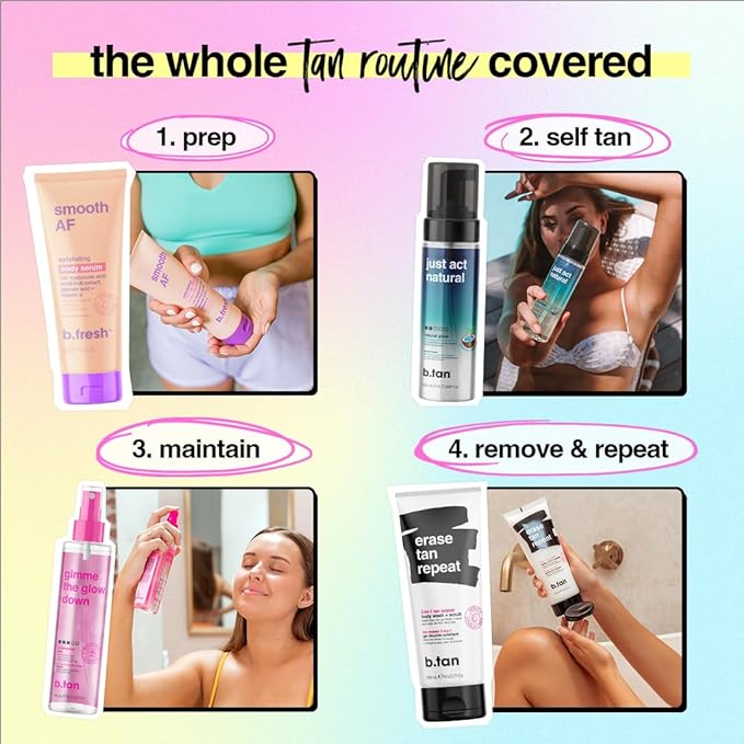 B.TAN Clear Self Tan Bronzing Water,