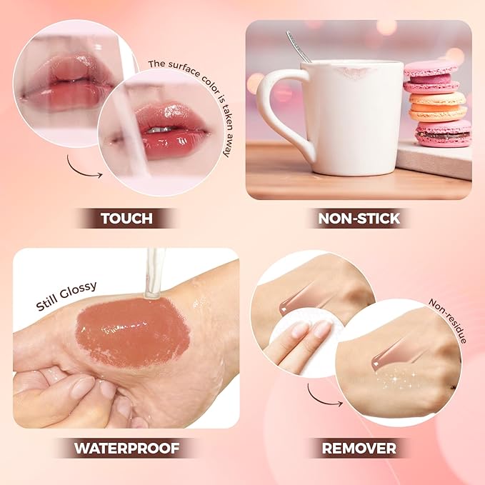 Lip Plumping Gloss, Juicy & Glossy Lip Gloss Plumping