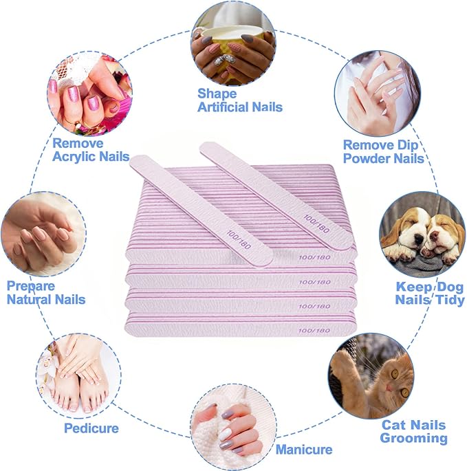 Nail file (100 pcs), bulk