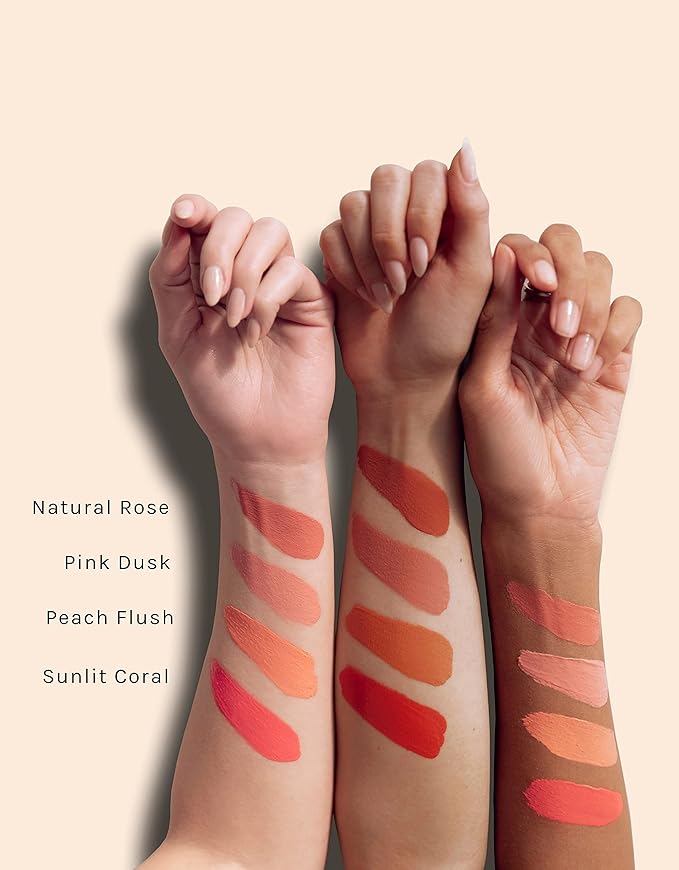 RÓEN - Cheeky Cream Blush | Vegan, Cruelty-Free, (Sunlit Coral)