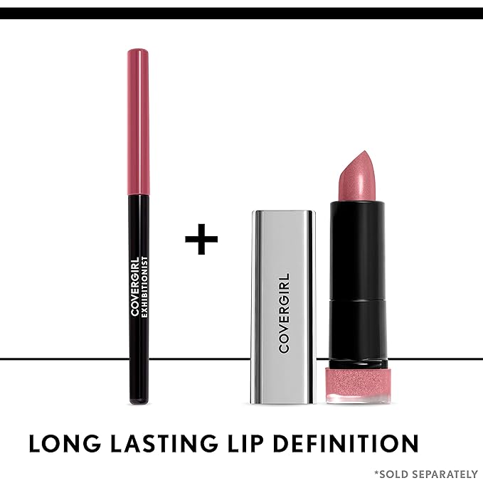 COVERGIRL Exhibitionist Lip Liner Uncarded, Caramel Nude 205, 0.012 Ounce (Pack of 3)