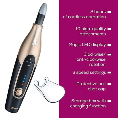 Beurer mp84blk nail pro deluxe