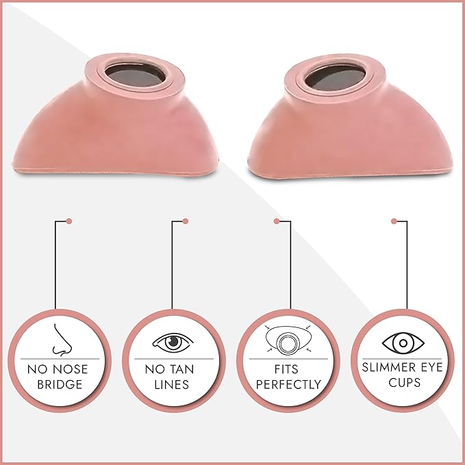 Super Sunnies Slim Flex UV Eye Protection, FDA Compliant Individual Tanning Goggles Eyeshields