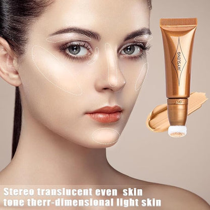 Liquid Bronzer Stick Cream Contour Wand Highlighter Stick Gold Highlighter)