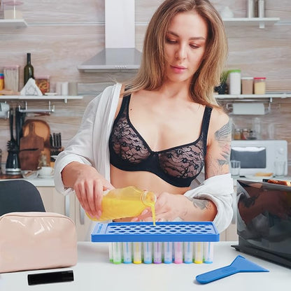 RONRONS Lip Balm Crafting Kit, Professional Blue