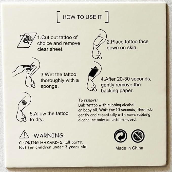 20 Sheets Stitch Temporary Tattoos for Kids, Lilo Christmas Rewards