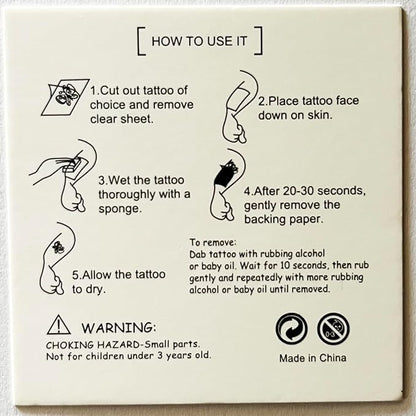 20 Sheets Stitch Temporary Tattoos for Kids, Lilo Christmas Rewards