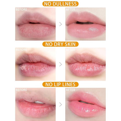 2PCS Bee Lip Balm Honey Pot, Exfoliate