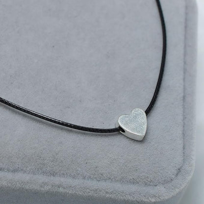 Fashion Silver Tiny Love Choker Necklace