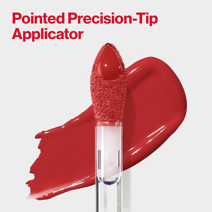 Revlon Liquid Lipstick, Face Makeup, ColorStay Satin Ink, Longwear Rich Lip Colors, Formulated with Black Currant Seed Oil, 018 Fired Up, 0.17 Fl Oz
