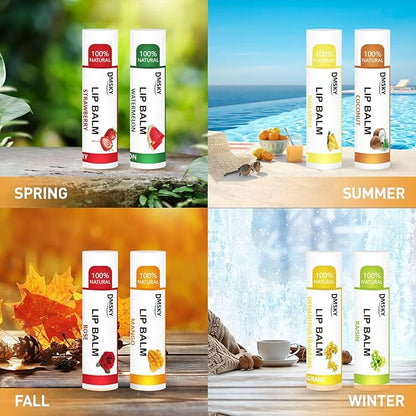 DMSKY Lip Balm Bulk 108 Pack,