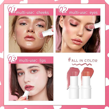 MEICOLY Makeup Sticks Kit, Contour Stick,Blush Stick, Highlight