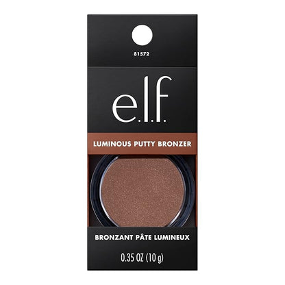 e.l.f. Luminous Putty Bronzer, Lightweight Putty-to-Powder Bronzer For