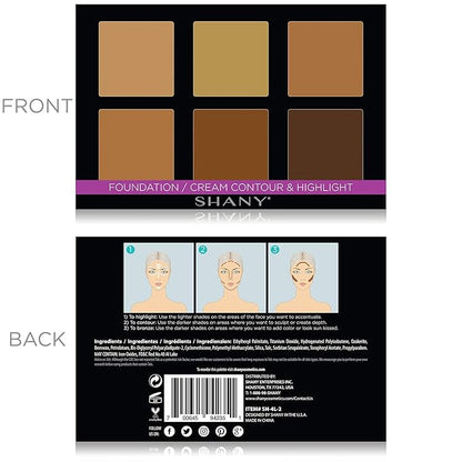 SHANY Foundation Cream Contour & Highlight Makeup Palette