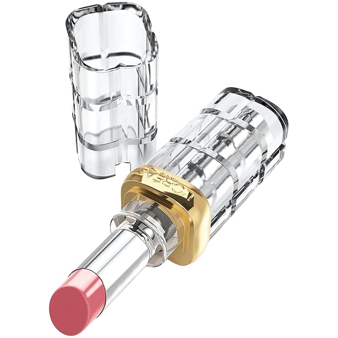 L'Oreal Paris Makeup Colour Riche Shine Lipstick, Burnished Blush, 0.1 oz.