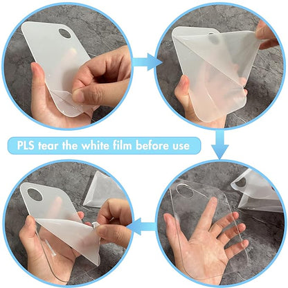 Stainless Steel Foundation Spatula with Makeup Mixing Palette,