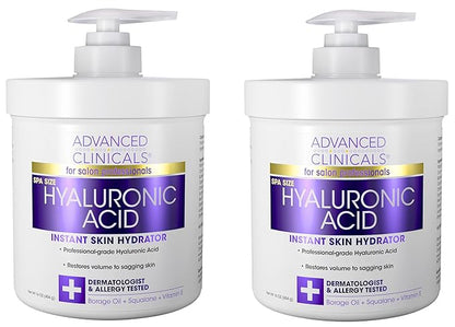 Advanced Clinicals Hyaluronic Acid Body Lotion Hydrating