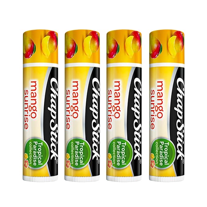 Mango Chapstick 4-Pack. Includes Bonus Lip Bundle