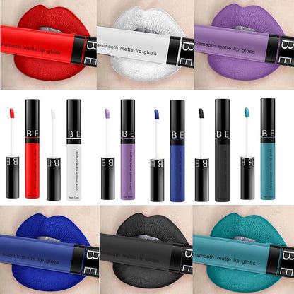 12-color matte non-stick cup lip glaze non-decolorizing Black non-stick 2 l