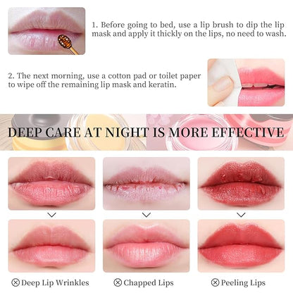 4 PCS Bee Honey Lip Balm