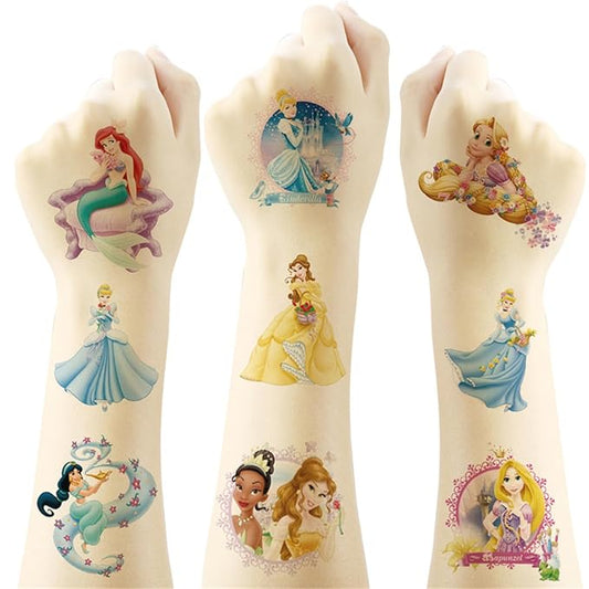 40pcs Princess Temporary Tattoos for Kids,Frozen Princess Party Gifts (Princess)