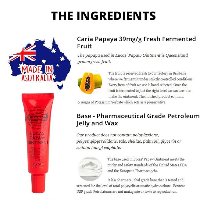 Lucas Pawpaw Lip Ointment, Lucas Pawpaw Balm