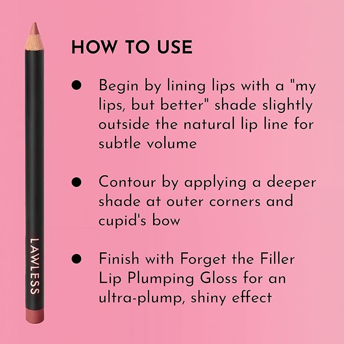 LAWLESS Forget the Filler Definer Liner - Rosewood Forget