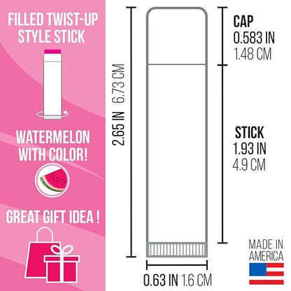 Chap-Ice | Blank Lip Balm Tubes (Watermelon)