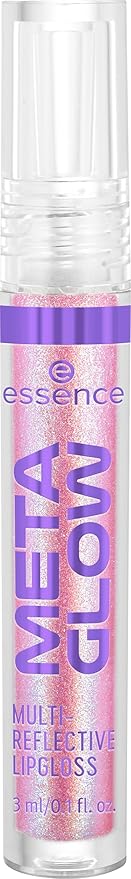 essence | Meta Glow Multi-Reflective Lip Gloss | Pink Vision)