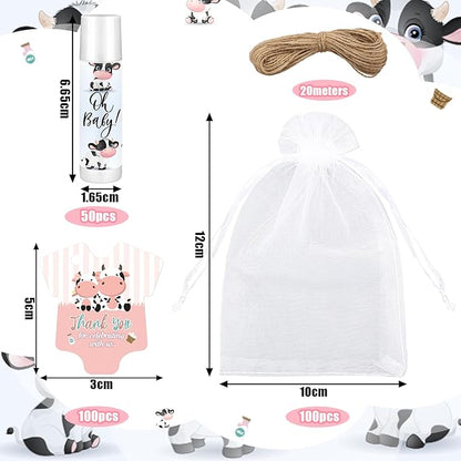Demissle 50 Pcs Baby Shower Lip Reveal