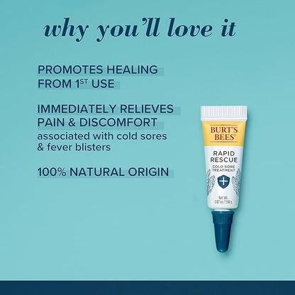 Burt's Bees Cold Sore Treatment and oz.
