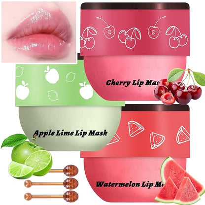 3 Pcs Bee Lip Balm Honey Lime)