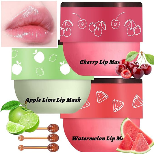 3 Pcs Bee Lip Balm Honey Lime)