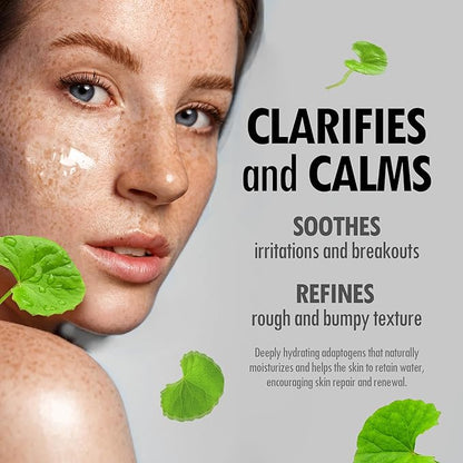 VEGREEN Fragrance-Free Cica Serum | Centella Asiatica Enriched Face Serum for Women & Men | Alcohol-Free Centella Unscented Serum Face Moisturizer | Hydrating Serum for All Skin Types 1.69 fl oz