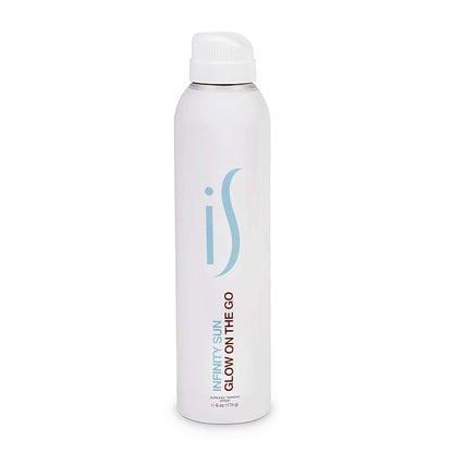 Glow on the Go | Quick drying, non-sticky Self Tanner Bronze Spray, Sunless Tanning and Antiaging Skin Care Spray for all Skin Tones | Natural Ingredients Streak Free | 6 fl oz