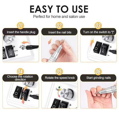 Subay 30,000rpm efile nail drill