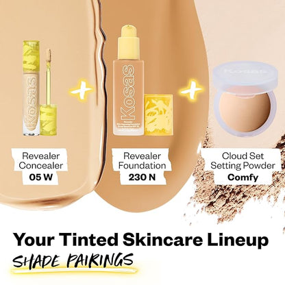 Kosas Revealer Concealer - Medium Coverage Makeup with 05 W)