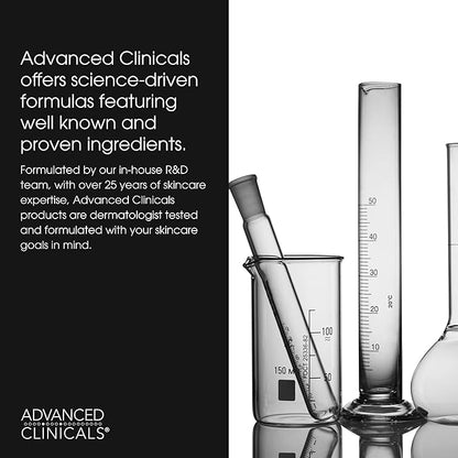 Advanced Clinicals Niacinamide Serum | 5% Niacinamide Serum For Face With Hyaluronic Acid, Ferulic Acid, Aloe Vera, & Fruit Extracts Helps Improve Look Of Dark Spots & Uneven Skin Tone, 1.75 Fl Oz