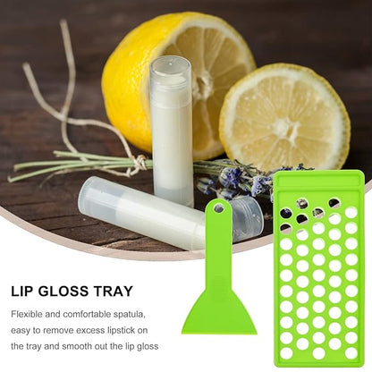 Lip Balm Filling Tray and Spatula
