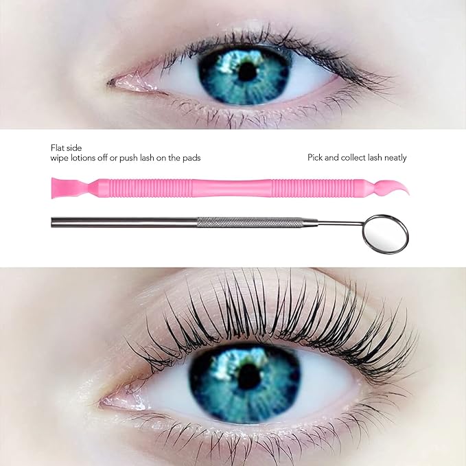 Libeauty Pink Eyelash Lift Tool, Lash Extension Supplies