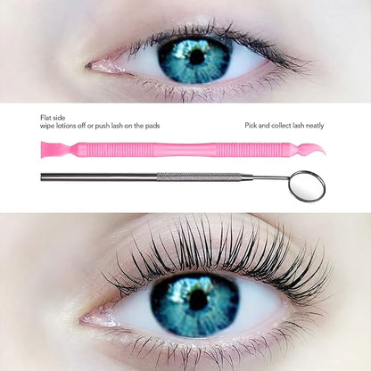 Libeauty Pink Eyelash Lift Tool, Lash Extension Supplies