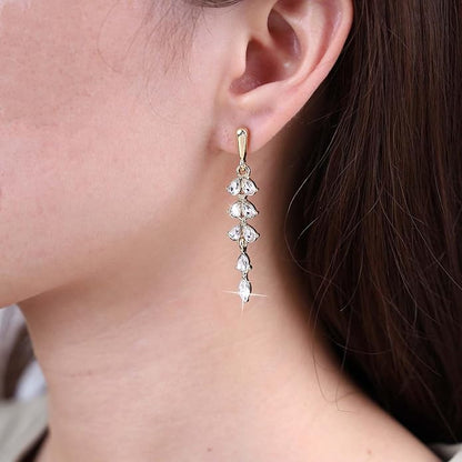 Vintage Crystal Drop Earrings Crystal Wedding