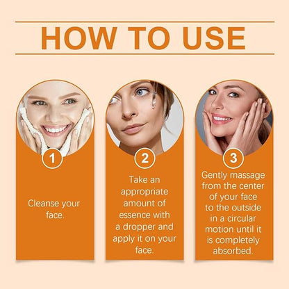 2Pcs Anti-wrinkle Firming Serum, Firm and Plump Face Serum, Anti-Aging Lifting Essence for All Skin Types, Hydrate & Moisturize, Reduce Fine Lines Firms Skin