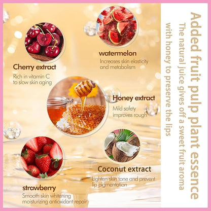 1 PCS Bee Lip Balm Lip Exfoliator