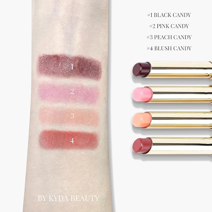 KYDA Tinted Lip Balm, Hydrating Sheer Lips,