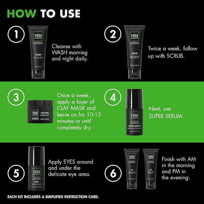 Tiege Hanley Mens Skin Care Set, Revitalization Skin Tiege