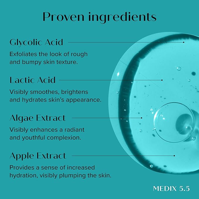 MEDIX Glycolic Acid Exfoliating Body Wash