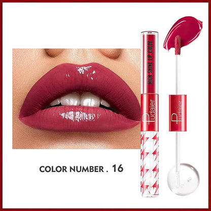 MIELIKKI Liquid Lipstick with Clear Lip Gloss, Dual Gloss,